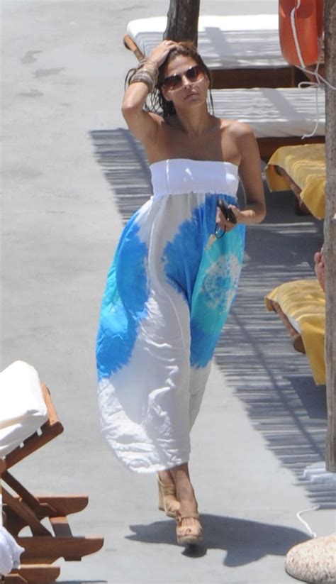 eva mendes swimsuit|Eva Mendes wows in figure.